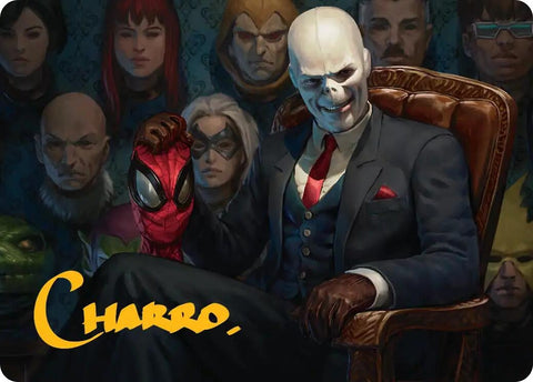 Image for Chameleon, Master of Disguise Art Card (Gold-Stamped Signature) (5) (Art Series: Marvel's Spider-Man) - Magic: The Gathering