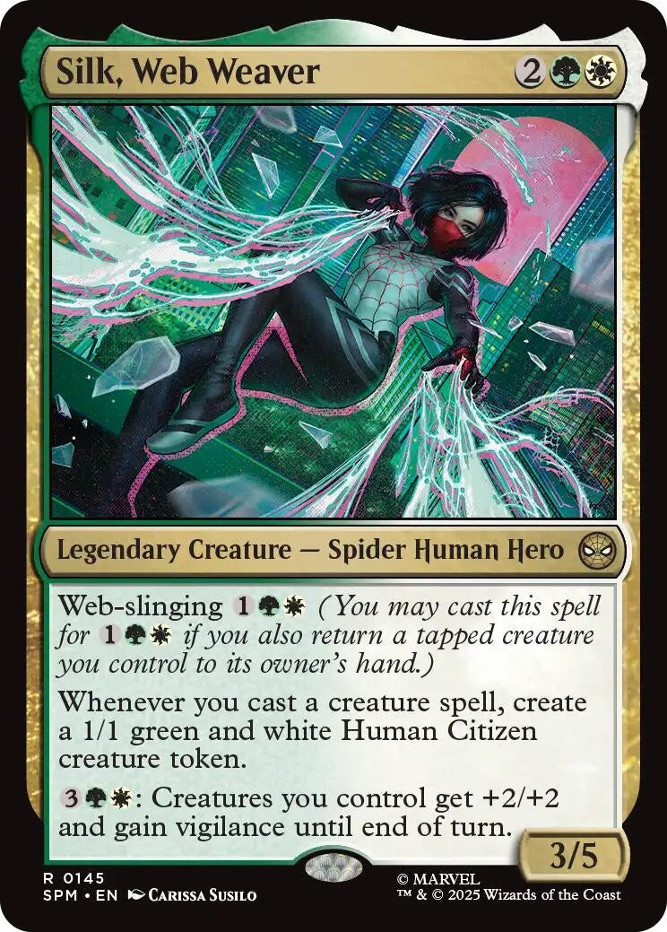 Image for Silk, Web Weaver (145) (Marvel's Spider-Man) - Magic: The Gathering