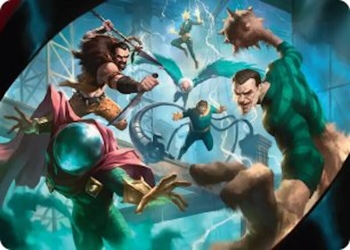 Image for Behold the Sinister Six! Art Card (7/54) (7) (Art Series: Marvel's Spider-Man) - Magic: The Gathering