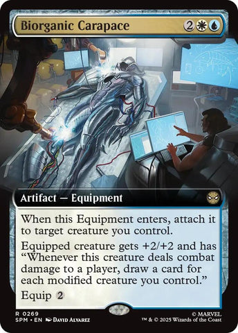 Image for Biorganic Carapace (Extended Art) (269) (Marvel's Spider-Man) - Magic: The Gathering