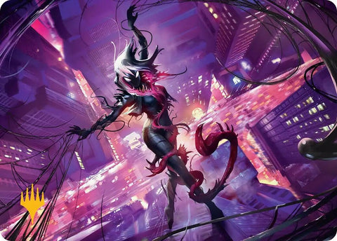 Image for Gwenom, Remorseless Art Card (Gold-Stamped Planeswalker Symbol) (8) - Magic: The Gathering