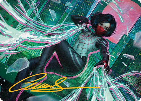 Image for Silk, Web Weaver Art Card (29/54) (Gold-Stamped Signature) (29) - Magic: The Gathering