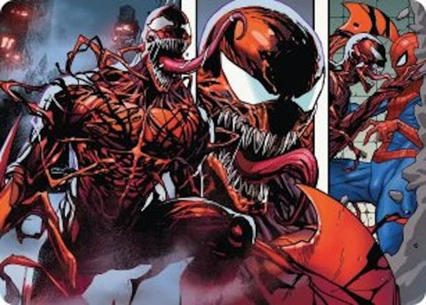 Image for Carnage, Crimson Chaos Art Card (47) (Art Series: Marvel's Spider-Man) - Magic: The Gathering