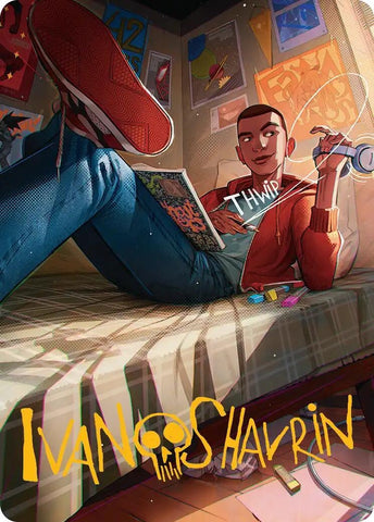 Image for Miles Morales Art Card (Gold-Stamped Signature) (35) - Magic: The Gathering
