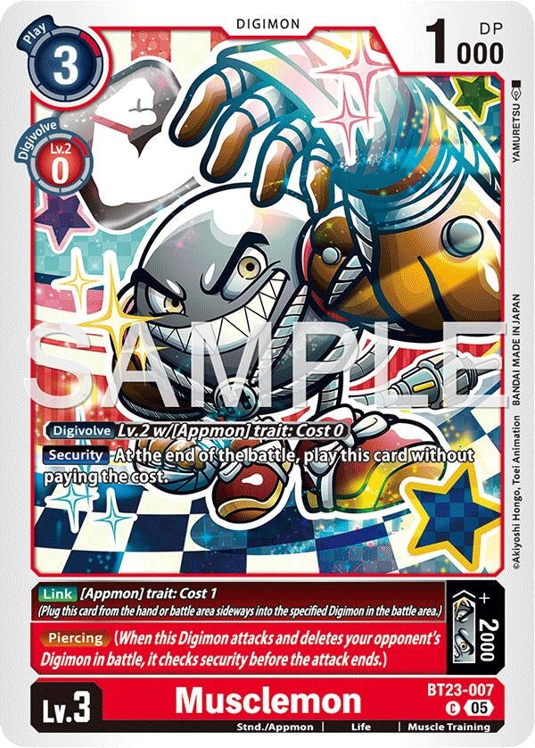 Image for Musclemon (BT23-007 C) - Digimon Card Game