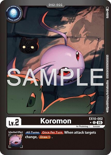 Image for Koromon (Limited Foil) (EX10-002 C) - Digimon Card Game