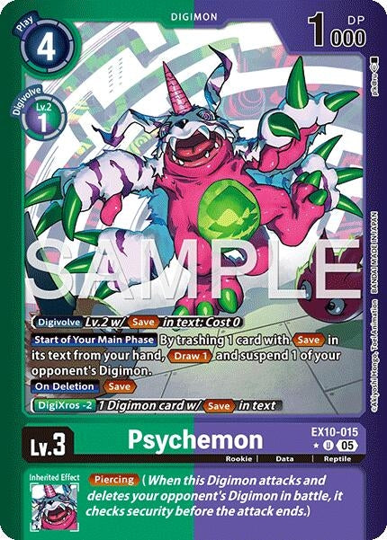 Image for Psychemon (Limited Foil) (EX10-015 U) - Digimon Card Game