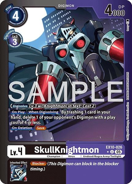 Image for SkullKnightmon (Limited Foil) (EX10-026 U) - Digimon Card Game
