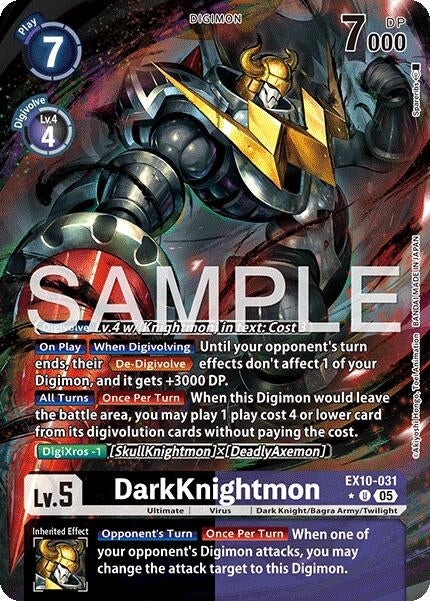 Image for DarkKnightmon (Alternate Art) (EX10-031 U) - Digimon Card Game