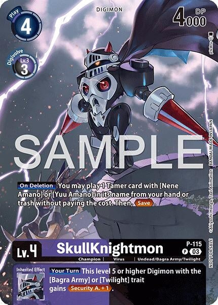 Image for SkullKnightmon - P-115 (Sinister Order Legend Pack) (P-115 P) - Digimon Card Game