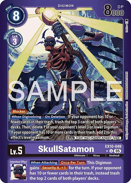 Image for SkullSatamon (Limited Foil) (EX10-049 U) - Digimon Card Game