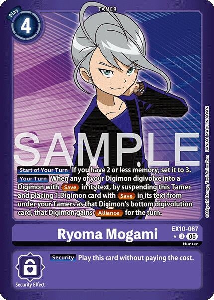 Image for Ryoma Mogami (Limited Foil) (EX10-067 U) - Digimon Card Game