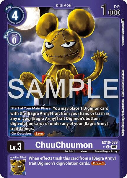 Image for ChuuChuumon (Limited Foil) (EX10-039 C) - Digimon Card Game