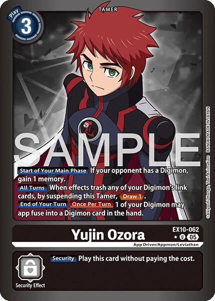 Image for Yujin Ozora (Limited Foil) (EX10-062 U) - Digimon Card Game