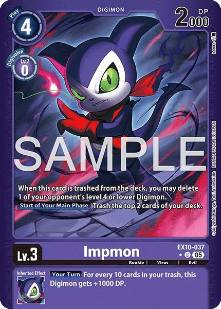 Image for Impmon (Limited Foil) (EX10-037 U) - Digimon Card Game