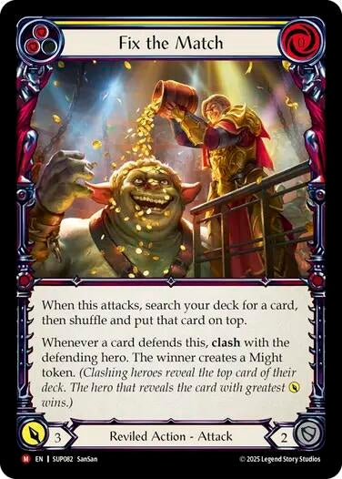 Image for Fix the Match (SUP082) - Flesh and Blood TCG