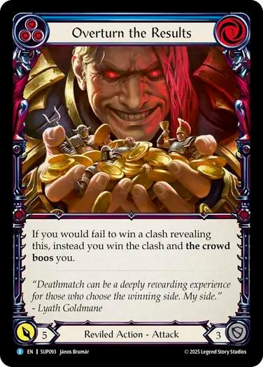 Image for Overturn the Results (SUP093) - Flesh and Blood TCG