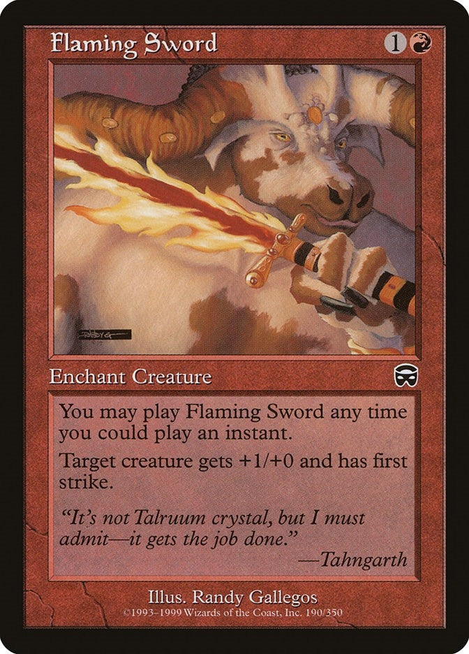 Flaming Sword (190) [MMQ]