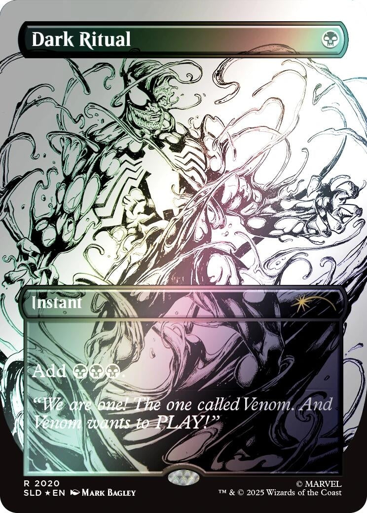 Image for Dark Ritual (2020) (Rainbow Foil) (2020) (Secret Lair Drop Series) - Magic: The Gathering