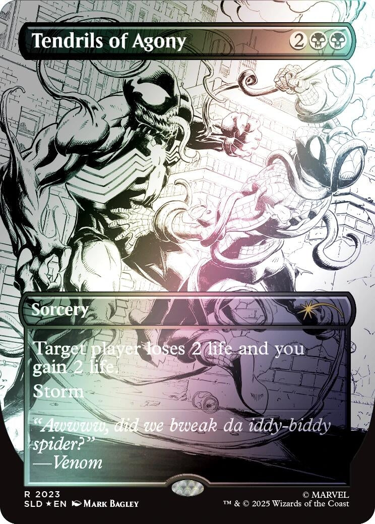 Image for Tendrils of Agony (2023) (Rainbow Foil) (2023) (Secret Lair Drop Series) - Magic: The Gathering