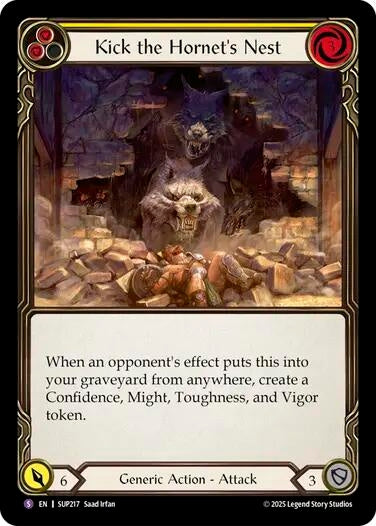 Image for Kick the Hornet's Nest (SUP217) - Flesh and Blood TCG