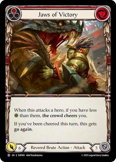 Image for Jaws of Victory (SUP005) - Flesh and Blood TCG
