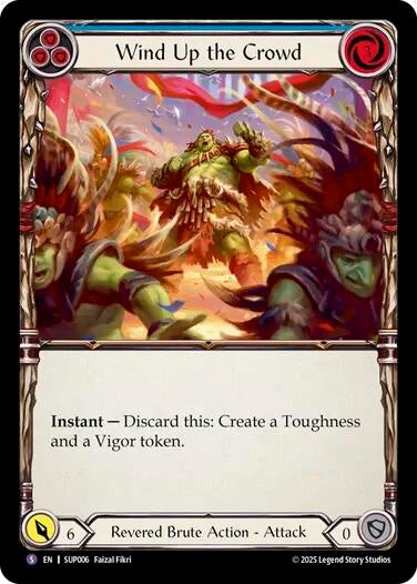 Image for Wind Up the Crowd (SUP006) - Flesh and Blood TCG