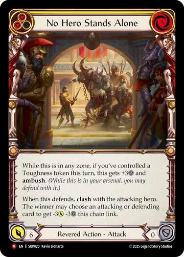 Image for No Hero Stands Alone (SUP020) - Flesh and Blood TCG