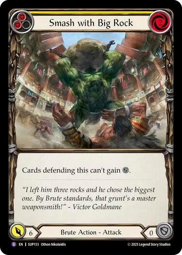 Image for Smash with Big Rock (SUP133) - Flesh and Blood TCG