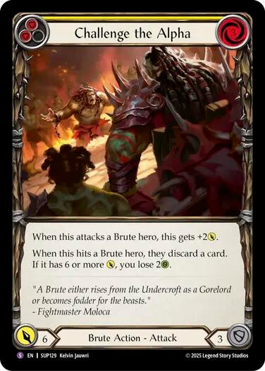 Image for Challenge the Alpha (SUP129) - Flesh and Blood TCG