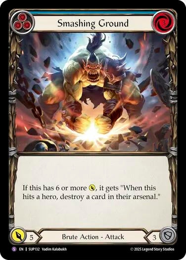 Image for Smashing Ground (SUP132) - Flesh and Blood TCG