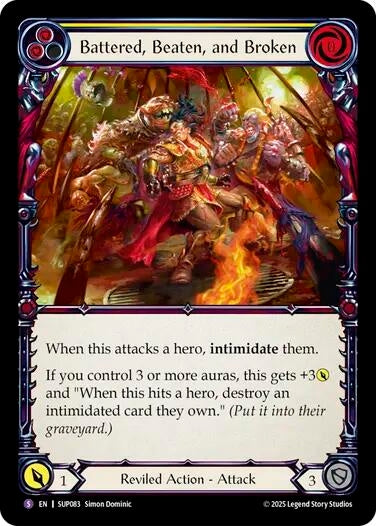 Image for Battered, Beaten, and Broken (SUP083) - Flesh and Blood TCG