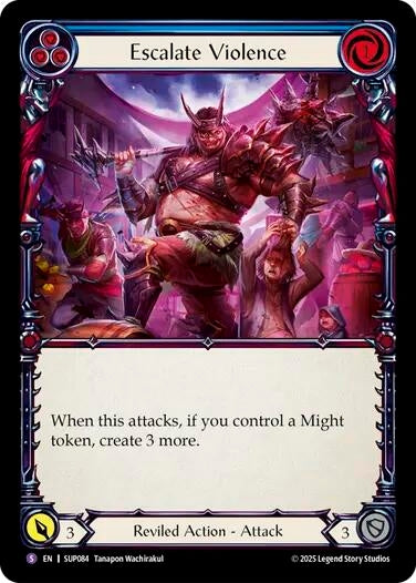 Image for Escalate Violence (SUP084) - Flesh and Blood TCG