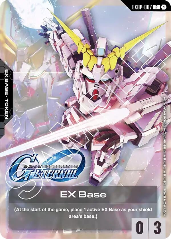 Image for EX Base (EXBP-007) (G Generation Eternal Collaboration Pack) (EXBP-007) (Promotional EX Base Tokens) - Gundam Card Game