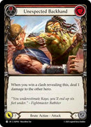 Image for Unexpected Backhand (Red) (SUP161) - Flesh and Blood TCG