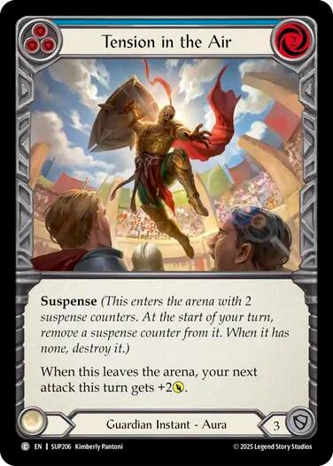 Image for Tension in the Air (Blue) (SUP206) - Flesh and Blood TCG