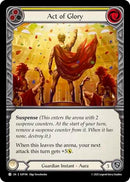 Image for Act of Glory (Yellow) (SUP196) - Flesh and Blood TCG