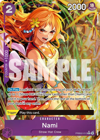 Image for Nami (Alternate Art) (PRB02-012) (Premium Booster -The Best- Vol. 2) - One Piece Card Game