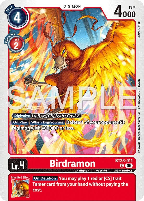 Image for Birdramon (BT23-011 C) - Digimon Card Game