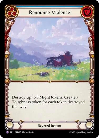 Image for Renounce Violence (SUP025) - Flesh and Blood TCG