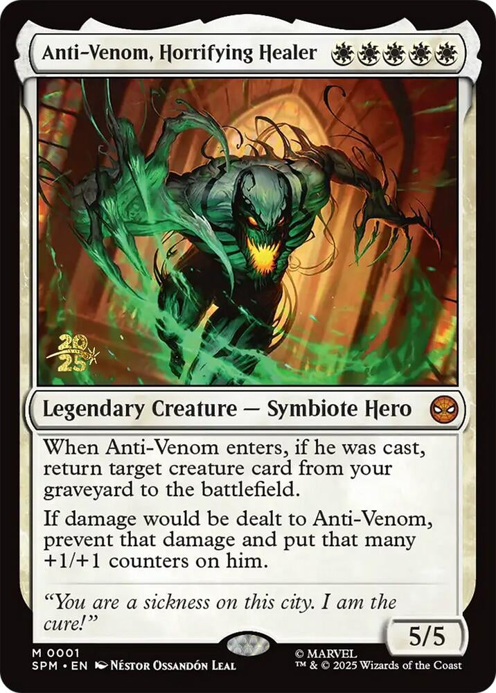 Image for Anti-Venom, Horrifying Healer (1) (Prerelease Cards) - Magic: The Gathering