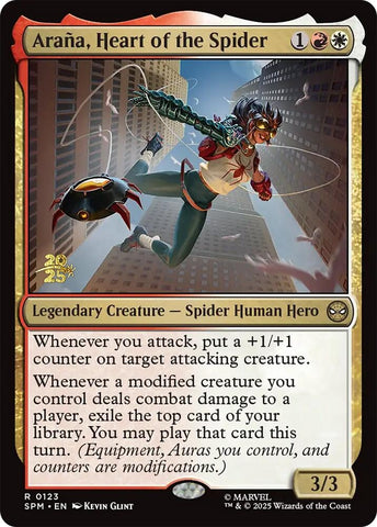 Image for Arana, Heart of the Spider (123) (Prerelease Cards) - Magic: The Gathering
