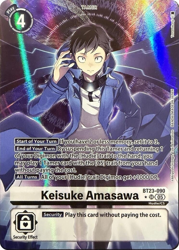 Image for Keisuke Amasawa (Alternate Art) (BT23-090 SR) - Digimon Card Game