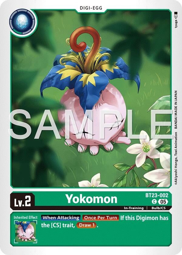Image for Yokomon (BT23-002 C) - Digimon Card Game