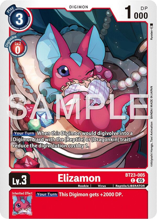 Image for Elizamon (BT23-005 C) - Digimon Card Game