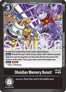 Image for Obsidian Memory Boost! (LM-053 P) (Limited Card Pack -Another Knight-) (LM-07) - Digimon Card Game