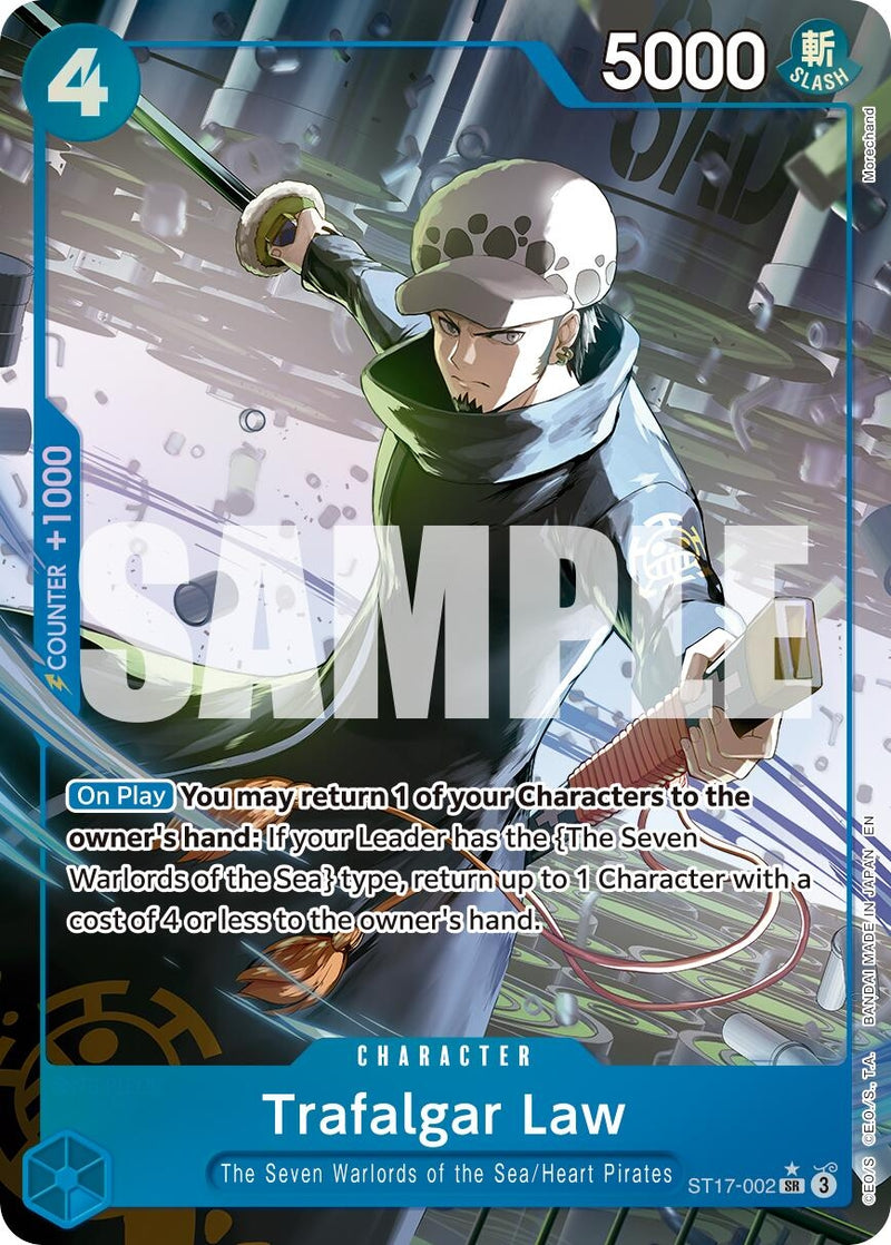 Image for Trafalgar Law - ST17-002 (Alternate Art) (ST17-002) (Premium Booster -The Best- Vol. 2) - One Piece Card Game