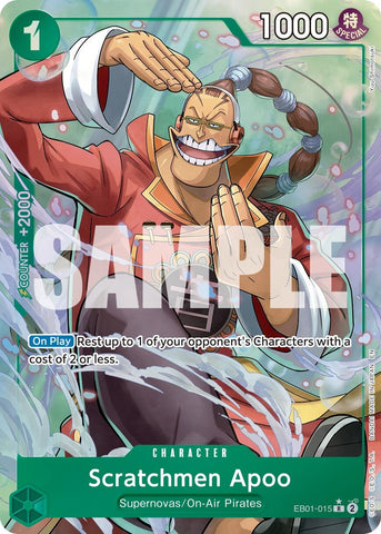 Image for Scratchmen Apoo - EB01-015 (Alternate Art) (EB01-015) (Premium Booster -The Best- Vol. 2) - One Piece Card Game