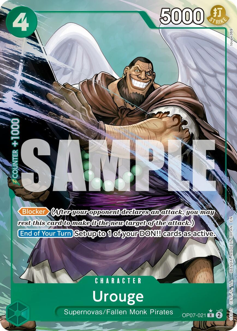 Image for Urouge (Alternate Art) (OP07-021) (Premium Booster -The Best- Vol. 2) - One Piece Card Game