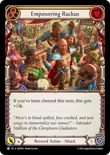 Image for Empowering Ruckus (SUP039) - Flesh and Blood TCG